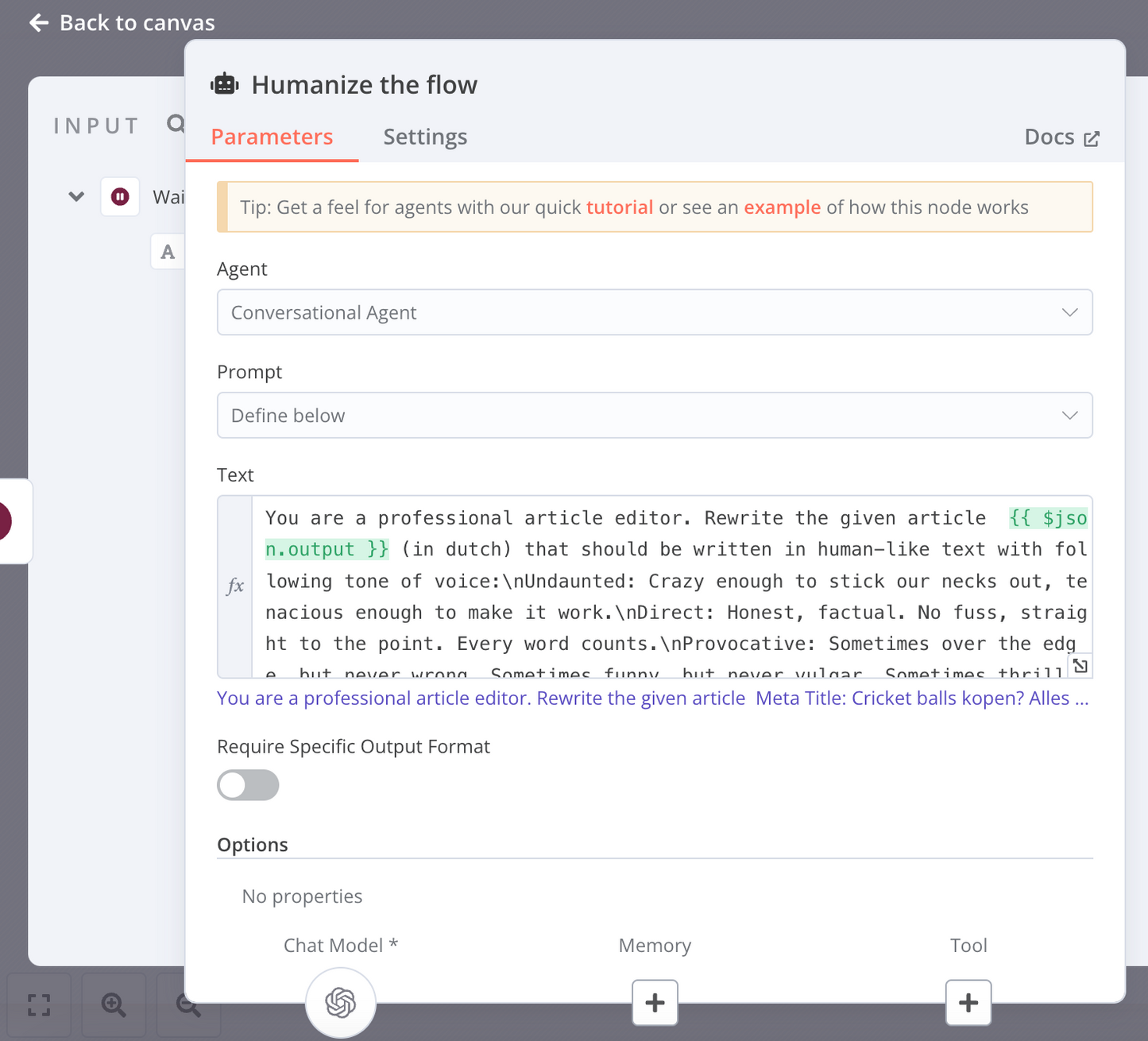 AI Agent | The AI in-depth article writer for blog posts and category pages